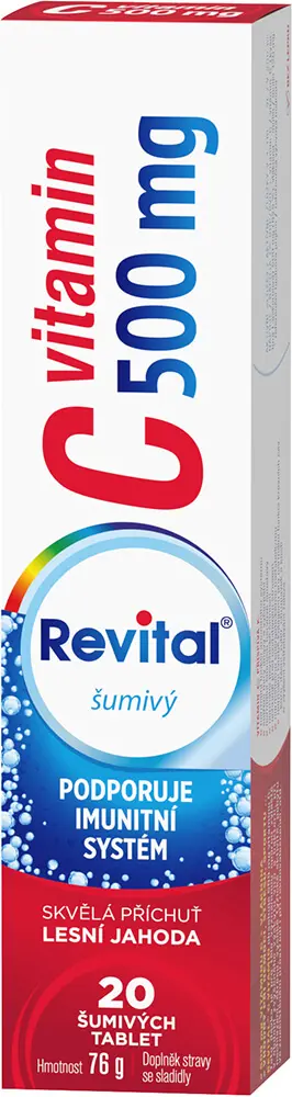 4037_3066397 REVITAL VITAMIN 500MG LESNI JAHODA 20 SUMIVYCH TABLET